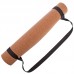 Килимок для йоги корковий каучуковий Yoga mat Record FI-7156-6 183x61мx0.4cм з принтом Хамса коричневий