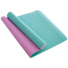 Килимок для йоги та фітнесу TPE Zelart FI-1515 183x61x0,4см кольори в асортименті