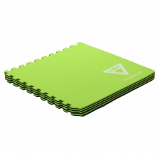 Килимок пазл спортивний GYM MAT FI-5115 Zelart 4шт чорний-зелений