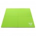 Килимок пазл спортивний GYM MAT FI-5115 Zelart 4шт чорний-зелений