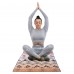 Килимок рушник для йоги з мікрофібри нековзний 4Monster YOGA TOWEL Y-YGT 186x75см кольори в асортименті
