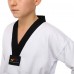 Кімоно для тхеквондо (добок) MATSA MA-0018 140-190см білий-чорний