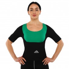 Кофта з коротким рукавом і ефектом сауни HEATOUTFIT ST-2145 M-3XL чорний