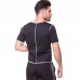 Кофта з коротким рукавом і ефектом сауни чоловіча HEATOUTFIT ST-2140 L-3XL чорний