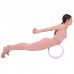 Колесо для йоги масажне SP-Sport Fit Wheel Yoga FI-2438 блакитний-рожевий