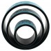 Колесо для йоги набір 3шт SP-Sport Fit Wheel Yoga FI-0086 кольори в асортименті