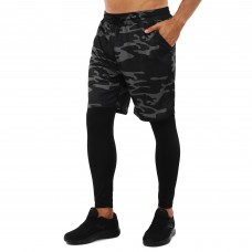 Компресійні штани тайтси з шортами 2в1 JASON 101330 S-2XL кольори в асортименті