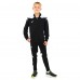 Костюм спортивний кофта на блискавці та штани Joma CHAMPIONSHIP VI 101953-102 6XS-2XL чорний-білий