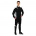 Костюм спортивний кофта на блискавці та штани Joma CHAMPIONSHIP VI 101953-102 6XS-2XL чорний-білий