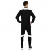 Костюм спортивний кофта на блискавці та штани Joma CHAMPIONSHIP VI 101953-102 6XS-2XL чорний-білий