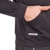 Костюм спортивний кофта на блискавці та штани UAR CO-1833-8817-BK M-3XL чорний