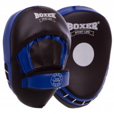 Лапа Вигнута для боксу та єдиноборств BOXER Элит 2013-01 23х19х4,5см 2шт кольори в асортименті