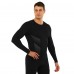 Лонгслів компресійний спортивний JASON 233 M-3XL чорний