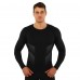 Лонгслів компресійний спортивний JASON 233 M-3XL чорний