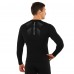 Лонгслів компресійний спортивний JASON 233 M-3XL чорний