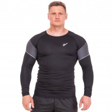 Лонгслів компресійний спортивний JASON K1-1 M-3XL чорний