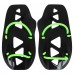 Лопатки для плавання ласти для рук MadWave GRABBER Forearm M074201 чорний-зелений