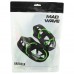 Лопатки для плавання ласти для рук MadWave GRABBER Forearm M074201 чорний-зелений