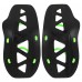 Лопатки для плавання ласти для рук MadWave GRABBER Forearm M074201 чорний-зелений