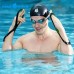 Лопатки вісімки для плавання ласти для рук MadWave Stroke Trainer M077001 S-L чорний-зелений