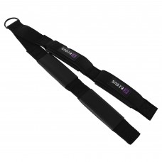 Лямка гнучка тяга для трицепса з подвійним хватом SOFT TRICEP ROPE EZOUS F-09-E 65х5см чорний