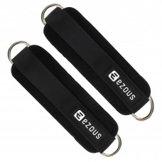Лямки для ніг TRAINING ANKLE STRAPS EZOUS H-01 2шт чорний