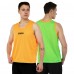 Манішка спортивна ігрова двостороння цільна Joma 101689-050 салатовий-помаранчевий