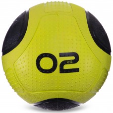 Медбол м'яч медичний Medicine Ball Zelart FI-2620-2 2кг зелений-чорний
