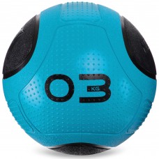 Медбол м'яч медичний Medicine Ball Zelart FI-2620-3 3кг синій-чорний