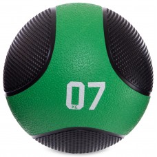 Медбол м'яч медичний Medicine Ball Zelart FI-2824-7 7кг чорний
