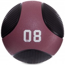 Медбол м'яч медичний Medicine Ball Zelart FI-2824-8 8кг чорний