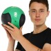 Медбол м'яч медичний Medicine Ball Zelart FI-5121-2 2кг зелений-чорний