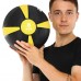 Медбол м'яч медичний Medicine Ball Zelart FI-5122-8 8кг сірий-помаранчевий