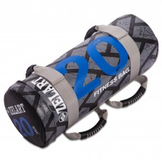 Мішок обтяжувач для функціонального тренінгу Power Bag Zelart FI-0899-20 20кг чорний-синій