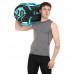 Мішок обтяжувач для функціонального тренінгу Power Bag Zelart TA-7825-20 20кг чорний-блакитний