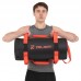 Мішок обтяжувач для функціонального тренінгу Power Bag Zelart TA-7825-25 25кг чорний-червоний