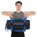 Мішок обтяжувач для функціонального тренінгу Power Bag Zelart TA-7825-30 30кг чорний-синій