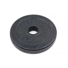 Млинці диски гумові SHUANG CAI SPORTS TA-1441-1_25S 30мм 1,25 кг чорний