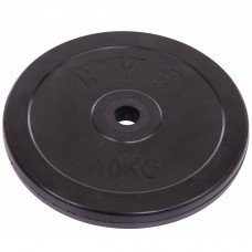 Млинці диски гумові SHUANG CAI SPORTS TA-1445-10S 30мм 10кг чорний