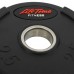 Млинці диски гумові з потрійним хватом та металевою втулкою LIFE FITNESS SC-80154B-2_5 51мм 2,5кг чорний