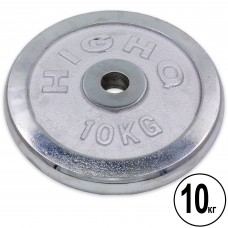 Млинці диски хромовані HIGHQ SPORT TA-1454-10S 30мм 10кг хром