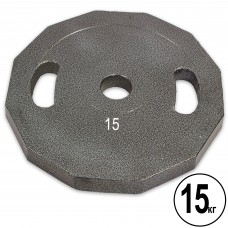 Млинці диски сталеві пофарбовані 2 Handle Champion Newt NT-5221-15 52мм 15кг сірий