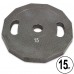 Млинці диски сталеві пофарбовані 2 Handle Champion Newt NT-5221-15 52мм 15кг сірий