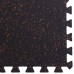 Модульне спортивне підлогове покриття мат-пазл Zelart FI-5348-2 1шт 100x100x0,6см чорний