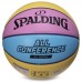 М'яч баскетбольний SPALDING ALL CONFERENCE 76896Y розмір 7 жовтий-блакитний