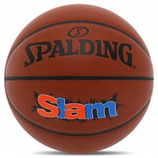 М'яч баскетбольний SPALDING SLAM 76886Y розмір 7 коричневий