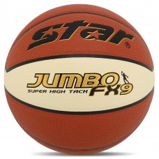 М'яч баскетбольний STARJUMBO FX9 BB426-25 розмір 6 помаранчевий-білий