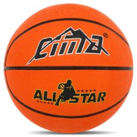 М'яч баскетбольний гумовий CIMA BA-8965 BASKET розмір 7 помаранчевий