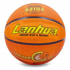 М'яч баскетбольний гумовий LANHUA Super soft Indoor S2104 розмір 5 помаранчевий