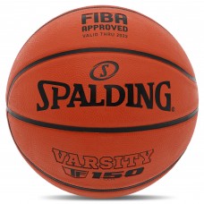 М'яч баскетбольний гумовий SPALDING TF-150 VARSITY 84421Y6 розмір 6 помаранчевий